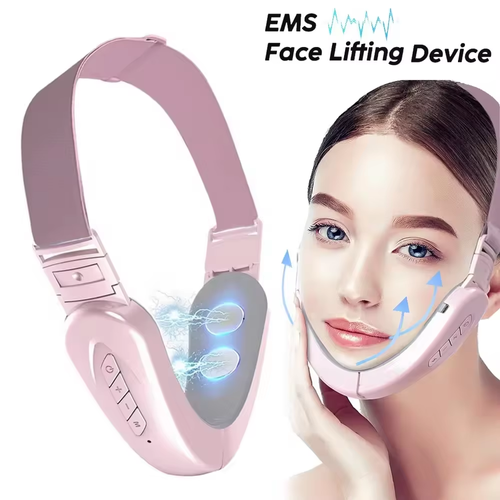 V-shaped face lifting device