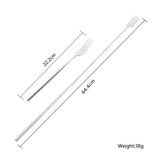 Telescopic cutlery （Includes one fork and one spoon.）