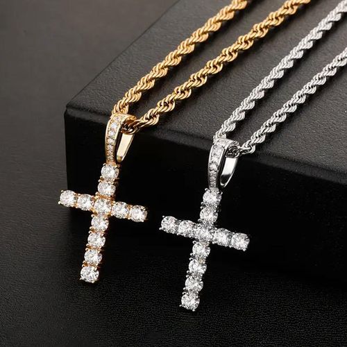 hip hop jewelry set  （Includes watches, necklaces, bracelets, and rings.）（gold style）