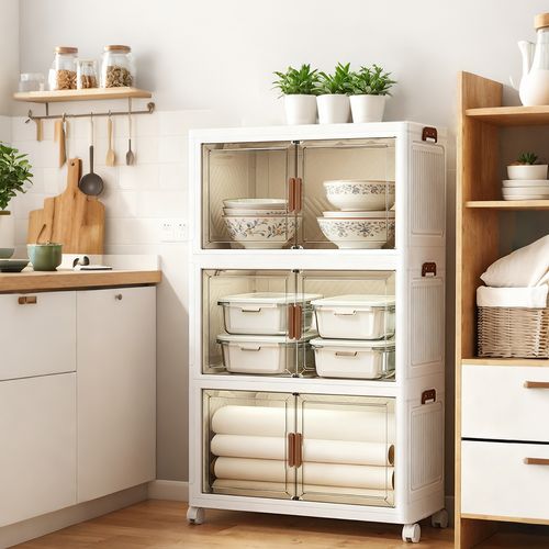 Four-Tier Household Storage Cabinet