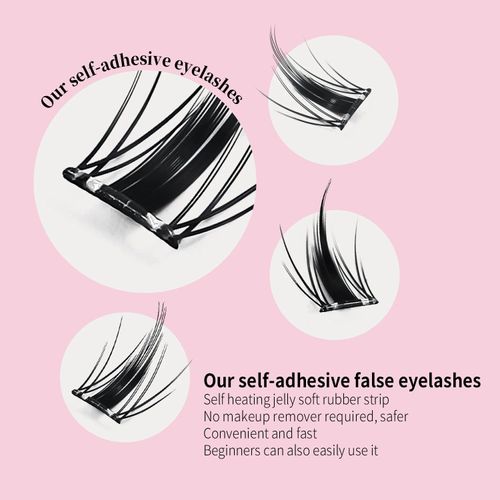 Glue-free eyelashes （ten boxes  Includes 10 different styles)