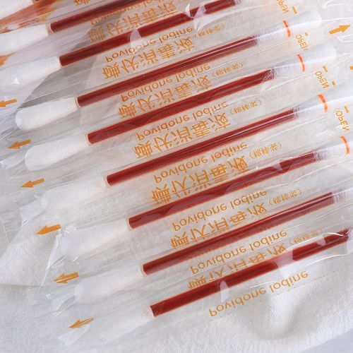 Disposable Disinfectant Cotton Swabs（Pack of 100）