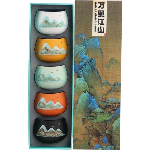 Exquisite Chinese porcelain（Pack of five）