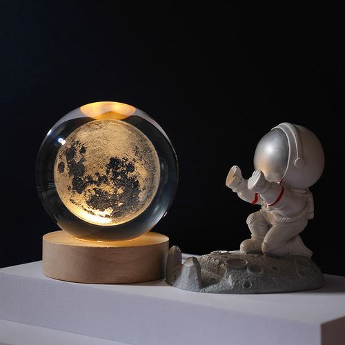 Crystal ball night light （Traveling in space）（Touch charging model）