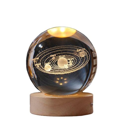 Crystal ball night light （Traveling in space）（Touch charging model）
