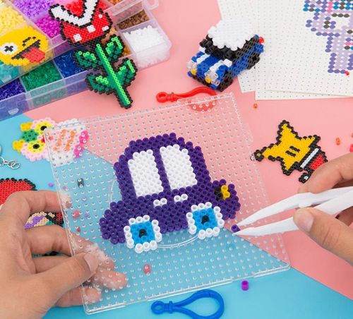 DIY 3D Puzzle （Includes ironing equipment）（Contains 4000 particles）