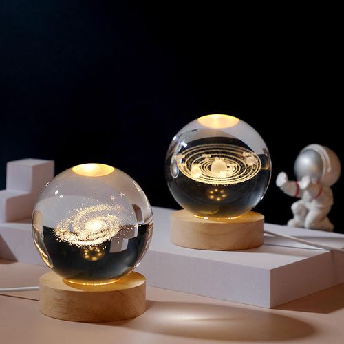 Crystal ball night light （Traveling in space）（Touch charging model）