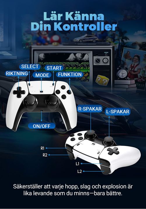 Black and White Classic Home Retro Dual Game Sticks - Relive the Arcade Era