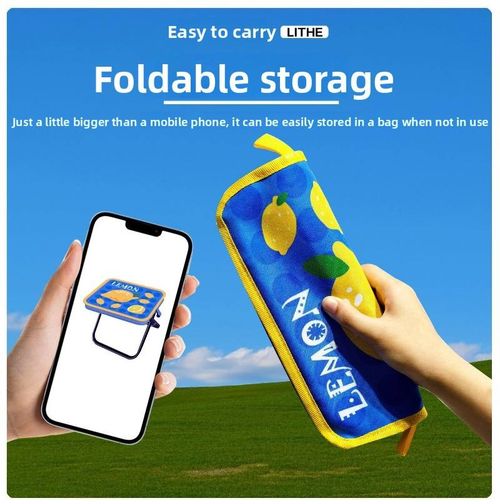 crossbody bag folding stool