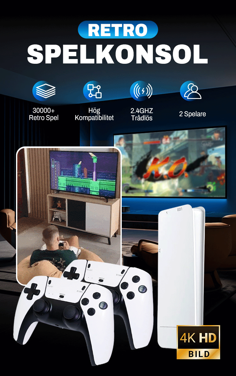 Black and White Classic Home Retro Dual Game Sticks - Relive the Arcade Era