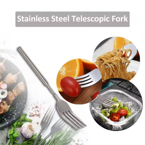 Telescopic cutlery （Includes one fork and one spoon.）