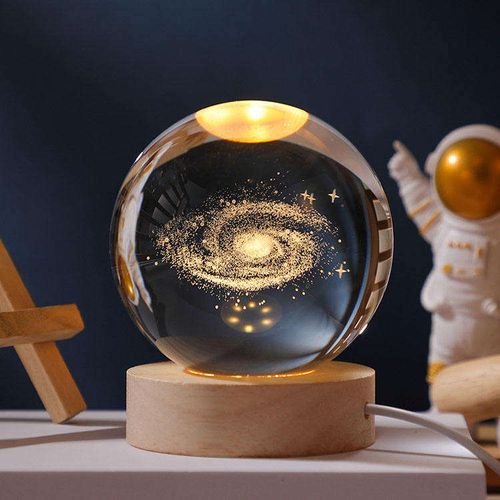 Crystal ball night light （Traveling in space）（Touch charging model）
