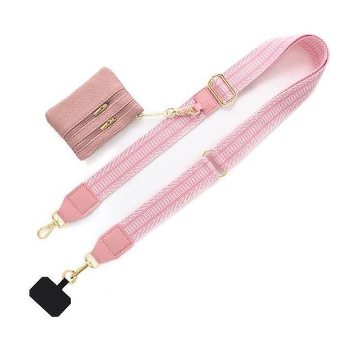 Clip and Go Strap for Phone With Wallet Crossbody, Phone Strap With Wallet, Phone Strap Crossbody With Zipper Pouch Wallet, Adjustable Mobile Phone Strap, Gift for Christmas, Gift for Thanksgiving Day, TikTokShopBlackFriday