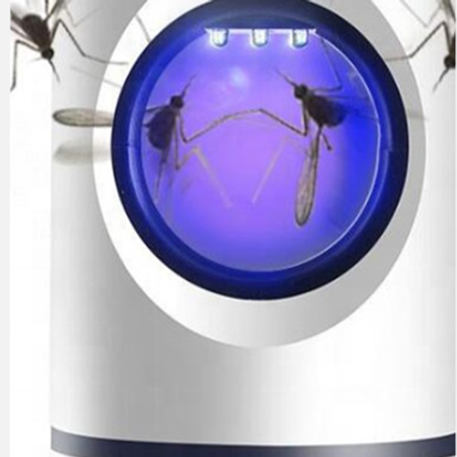 Blue light LED inhaled mosquito repellent device