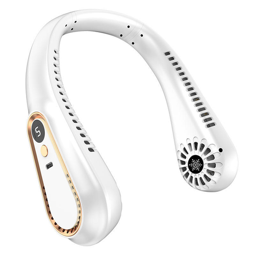 Digital display neck fan