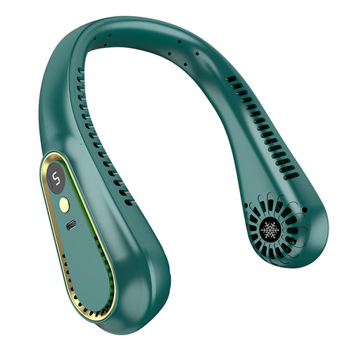 Digital display neck fan