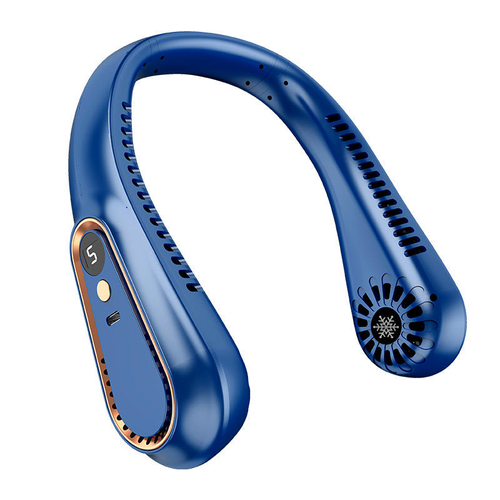 Digital display neck fan