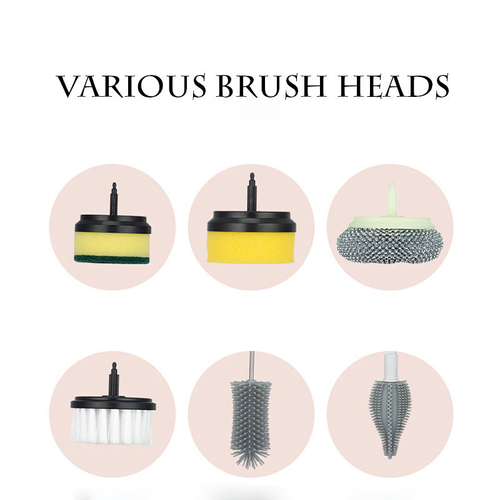 Multi-functional handheld electric cleaning brush