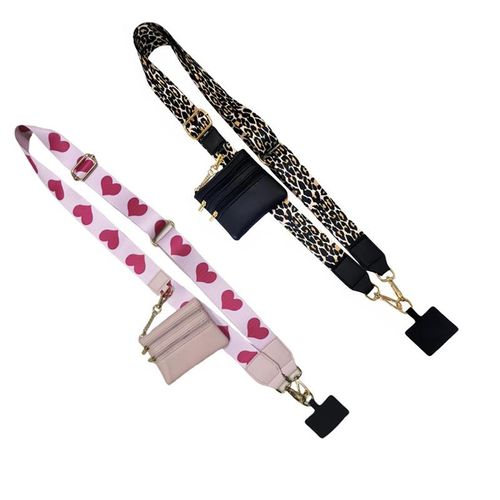 Clip and Go Strap for Phone With Wallet Crossbody, Phone Strap With Wallet, Phone Strap Crossbody With Zipper Pouch Wallet, Adjustable Mobile Phone Strap, Gift for Christmas, Gift for Thanksgiving Day, TikTokShopBlackFriday