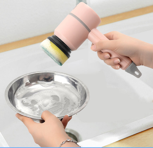 Multi-functional handheld electric cleaning brush