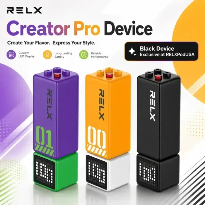 RELX悅刻 Type-C充電 可調輸出 日用電子煙設備 RELX Creator Pro 100%