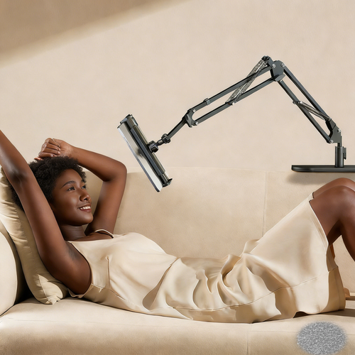 Universal SmartPhone Stand Flexible Arms Hidden Lazy Tablet Holder Bed Decktop Metal PC Stands