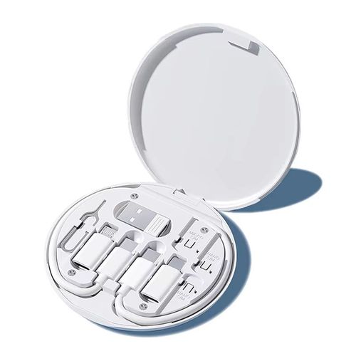 6 in 1 USB Cable Multifunctional Travel Charging Adapter for Android Type-C OTG Hub with Data Charger Suit for Mobile Phones ￼ ￼ ￼ ￼ ￼