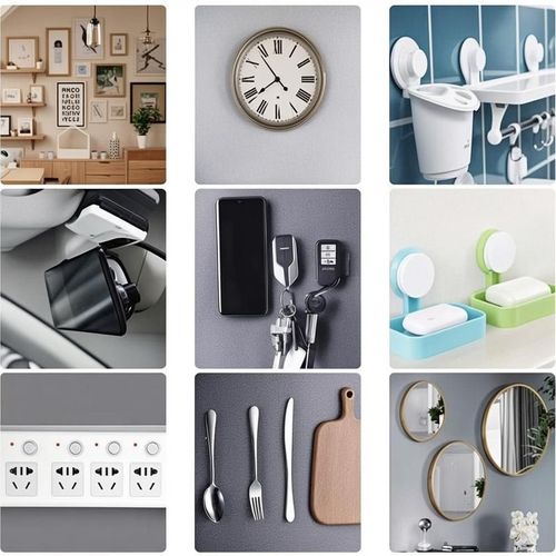 3PC Double Sided Nano Tape (30 Feet), Strong Adhesive Multi-Purpose Tape, Washable Reusable Transparent Durable Tape for Transparent Posters, Pictures, Home and Office Picture Hanging Strips