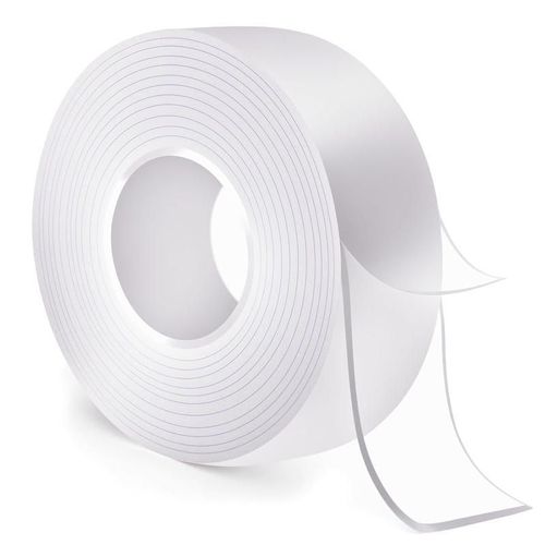 3PC Double Sided Nano Tape (30 Feet), Strong Adhesive Multi-Purpose Tape, Washable Reusable Transparent Durable Tape for Transparent Posters, Pictures, Home and Office Picture Hanging Strips