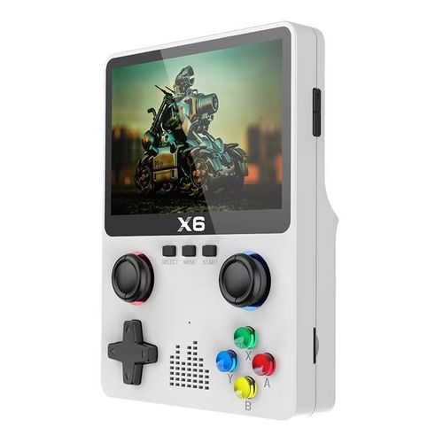 New X6 Kids Video Game Console 3.5 Inch Screen Handheld Player with Joystick 1000 Games Wi-Fi Gift for Children