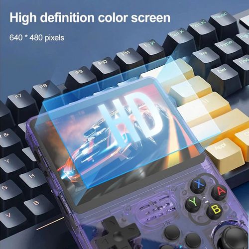 R36S Portable 3.5 Inch IPS Screen Pocket Video Player Wi-Fi Handheld Linux System Console for Retro Game Playing
