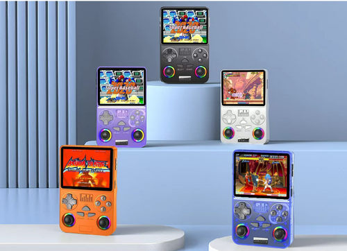 2026 Newest Design J36 Ultra Open-source 64GB Handheld Game Console Linux System Portable Retro Portable Wi-Fi PSP PS1