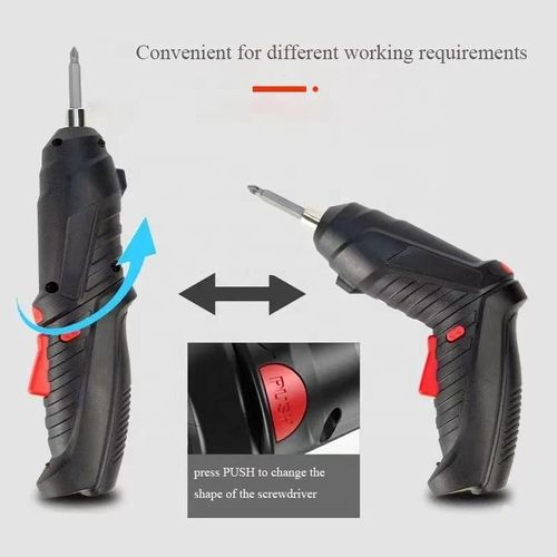 Ananke Tools Portable DIY 47in1 Lithium Battery Cordless Drill Set Electric Screwdriver Bits Tool Box