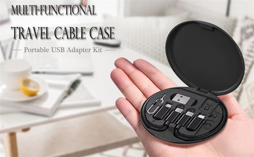 6 in 1 USB Cable Multifunctional Travel Charging Adapter for Android Type-C OTG Hub with Data Charger Suit for Mobile Phones ￼ ￼ ￼ ￼ ￼