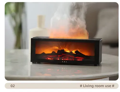 2026 Flame-shaped aromatherapy humidifier