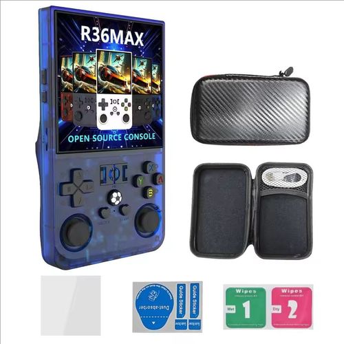 R36Max Handheld Game Console 4 Inch Screen 64G Retro Classic Portable Handheld Video Game Console For PSP R36S Console