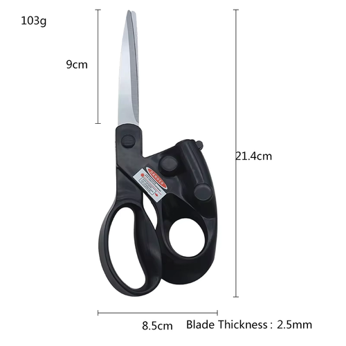 Professional DIY Laser Guided Stainless Steel Scissors Precision Cutting Fast Shear Cut Straight Infrared Laser