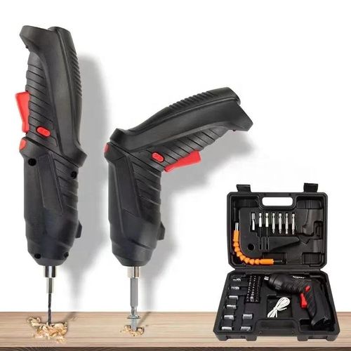 Ananke Tools Portable DIY 47in1 Lithium Battery Cordless Drill Set Electric Screwdriver Bits Tool Box