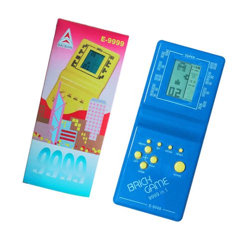 2026 Hand-Held Gaming Device Russia Brick Square  Games Console Nostalgic Electronics Brain Game Plastic Music Voice