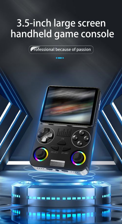 2026 Newest Design J36 Ultra Open-source 64GB Handheld Game Console Linux System Portable Retro Portable Wi-Fi PSP PS1