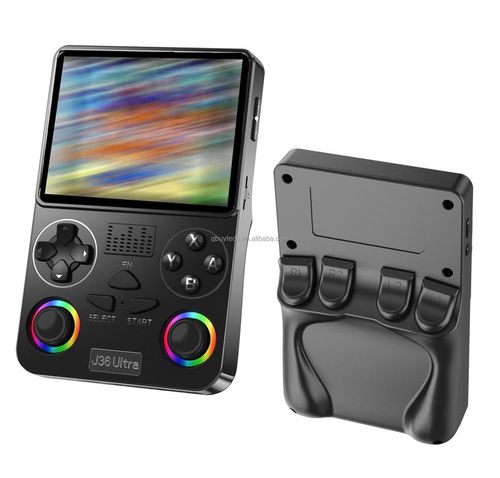2026 Newest Design J36 Ultra Open-source 64GB Handheld Game Console Linux System Portable Retro Portable Wi-Fi PSP PS1