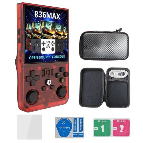 R36Max Handheld Game Console 4 Inch Screen 64G Retro Classic Portable Handheld Video Game Console For PSP R36S Console