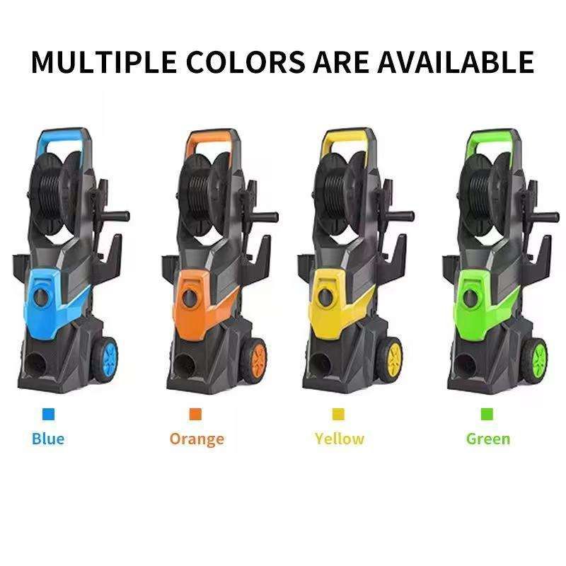 Electric High Pressure 140Bar Water Jet Pressure Cleaning Car Washer with Long Hose and Strong Pump