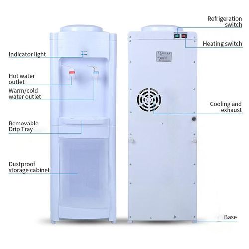 2026 Best Seller Water Dispenser Hot Cold Water Smart Temp Control Easy-Clean Surface Floor Standing Single Door Dispenser