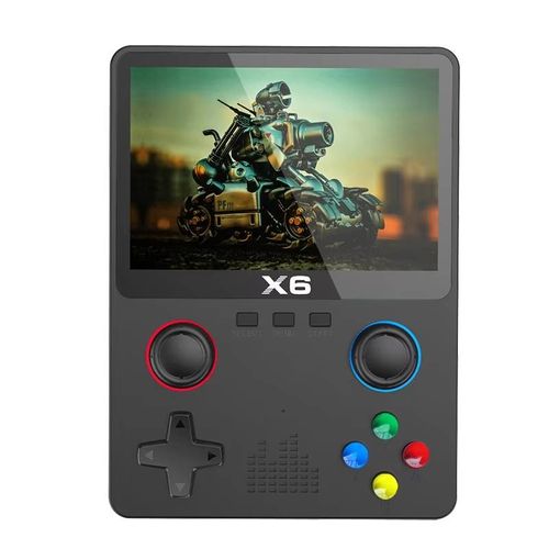 New X6 Kids Video Game Console 3.5 Inch Screen Handheld Player with Joystick 1000 Games Wi-Fi Gift for Children