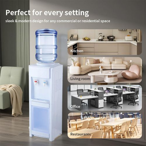 2026 Best Seller Water Dispenser Hot Cold Water Smart Temp Control Easy-Clean Surface Floor Standing Single Door Dispenser
