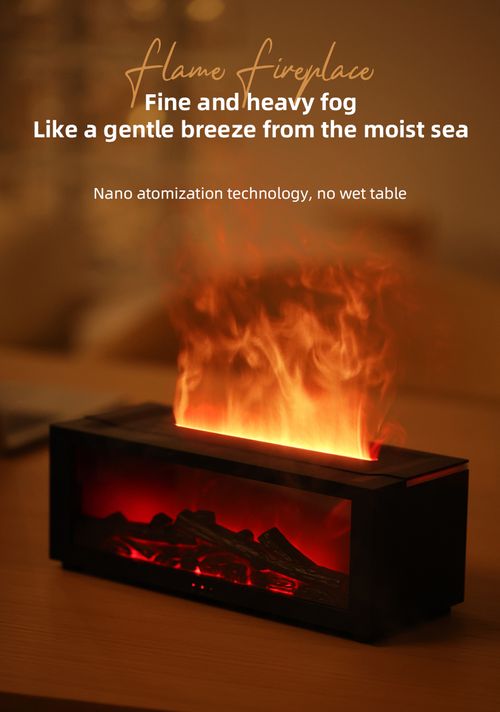 2026 Flame-shaped aromatherapy humidifier