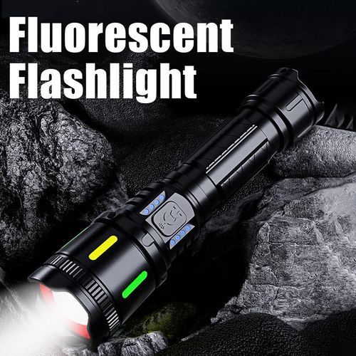 New Telescopic Zoom High Lumens Power Display Usb Rechargeable Aluminum Alloy Body White Led Torches Lights Tactical Flashlights