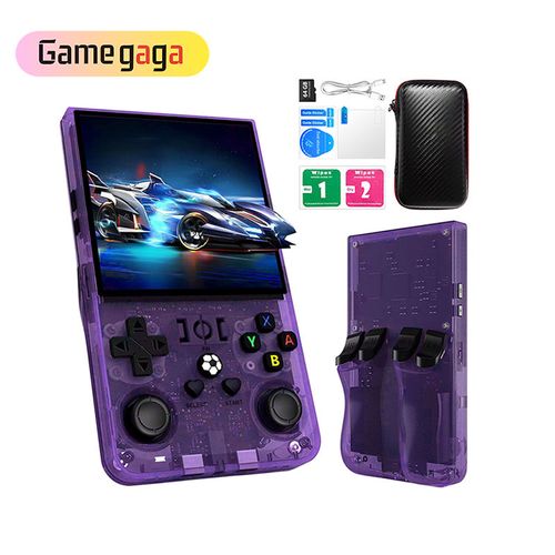 R36Max Handheld Game Console 4 Inch Screen 64G Retro Classic Portable Handheld Video Game Console For PSP R36S Console