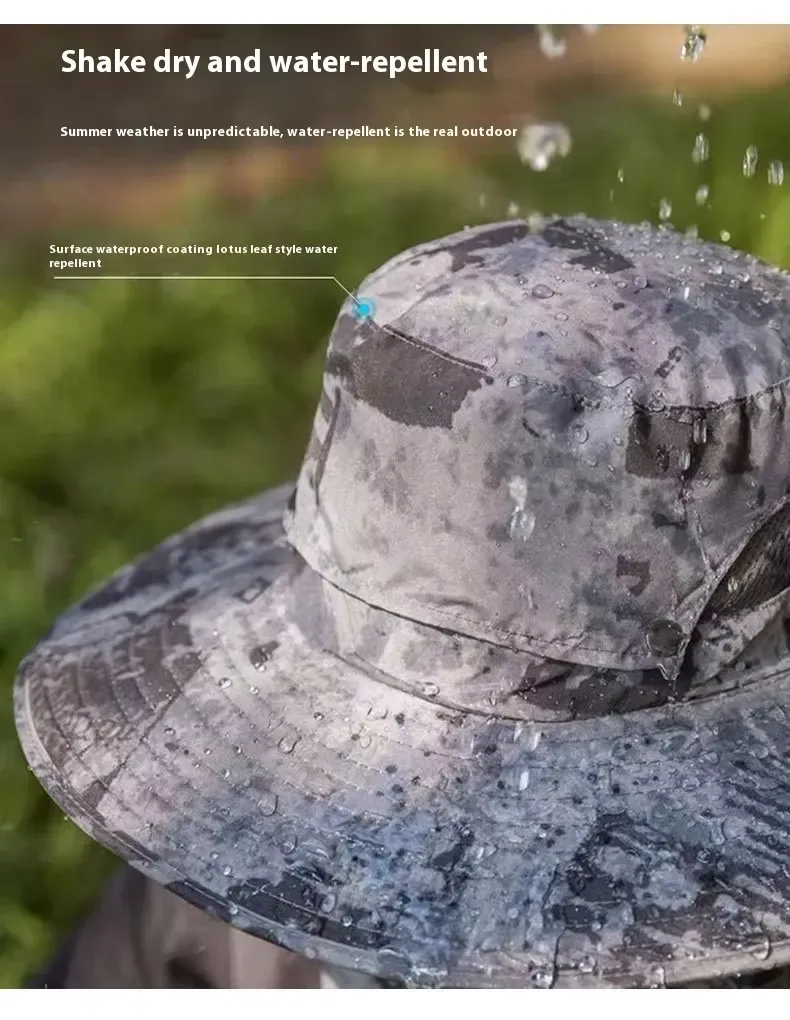 2026 Solar fan cooling outdoor charging sun protection sun hat